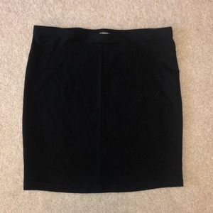 Express Black Cotton Skirt